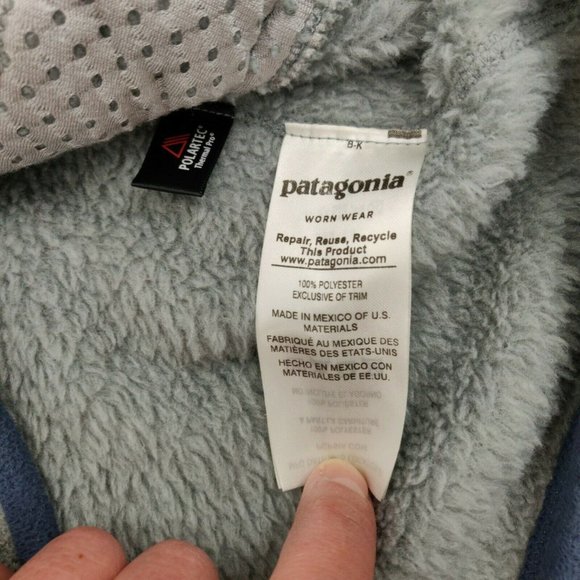 Patagonia Women’s Size S Re-Tool Snap-T Pullover Fleece Jacket Gray - Picture 10 of 10